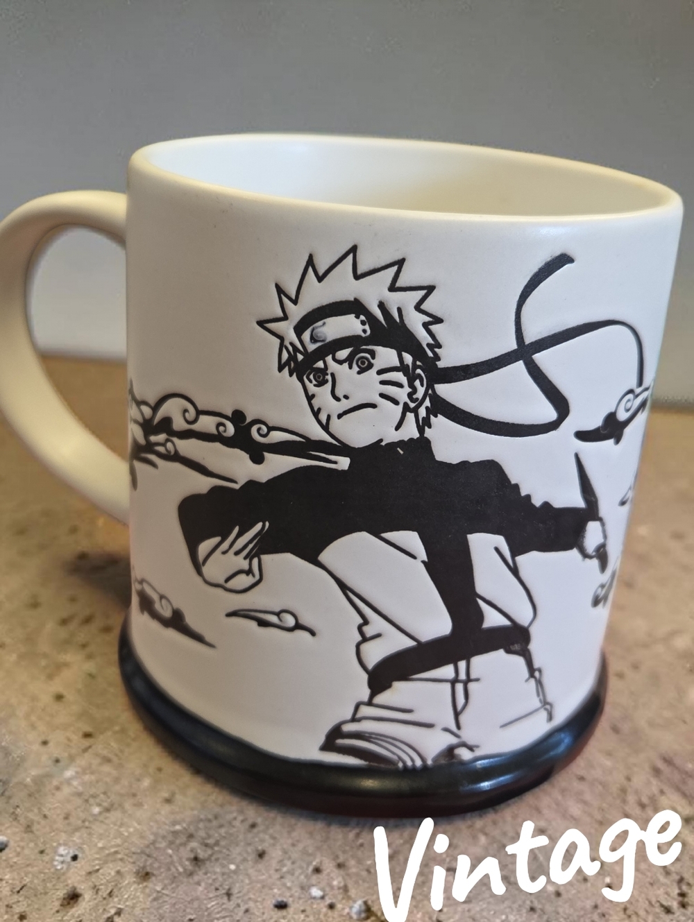 Vintage 2002 Naruto Shippuden Ceramic Mug 10oz